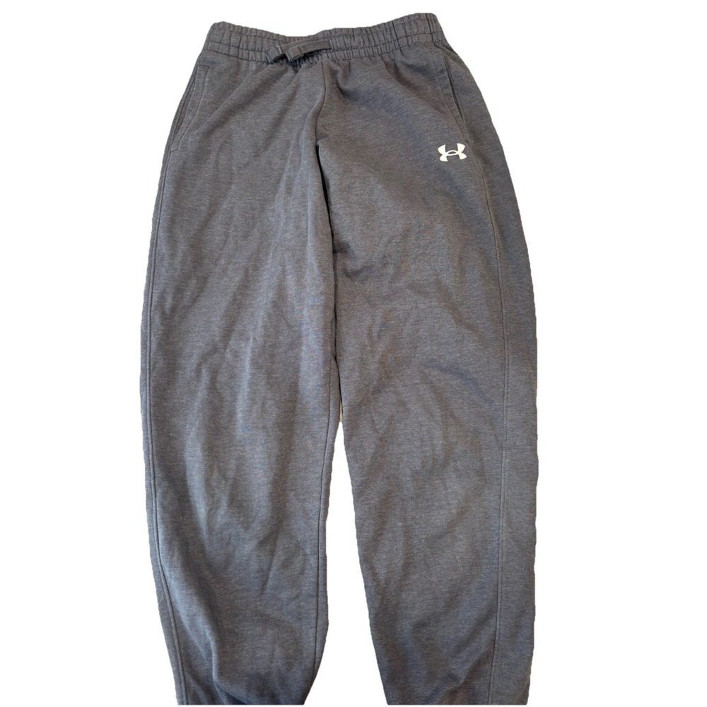 Youth Boys Large Under Armour Charcoal Sweatpants